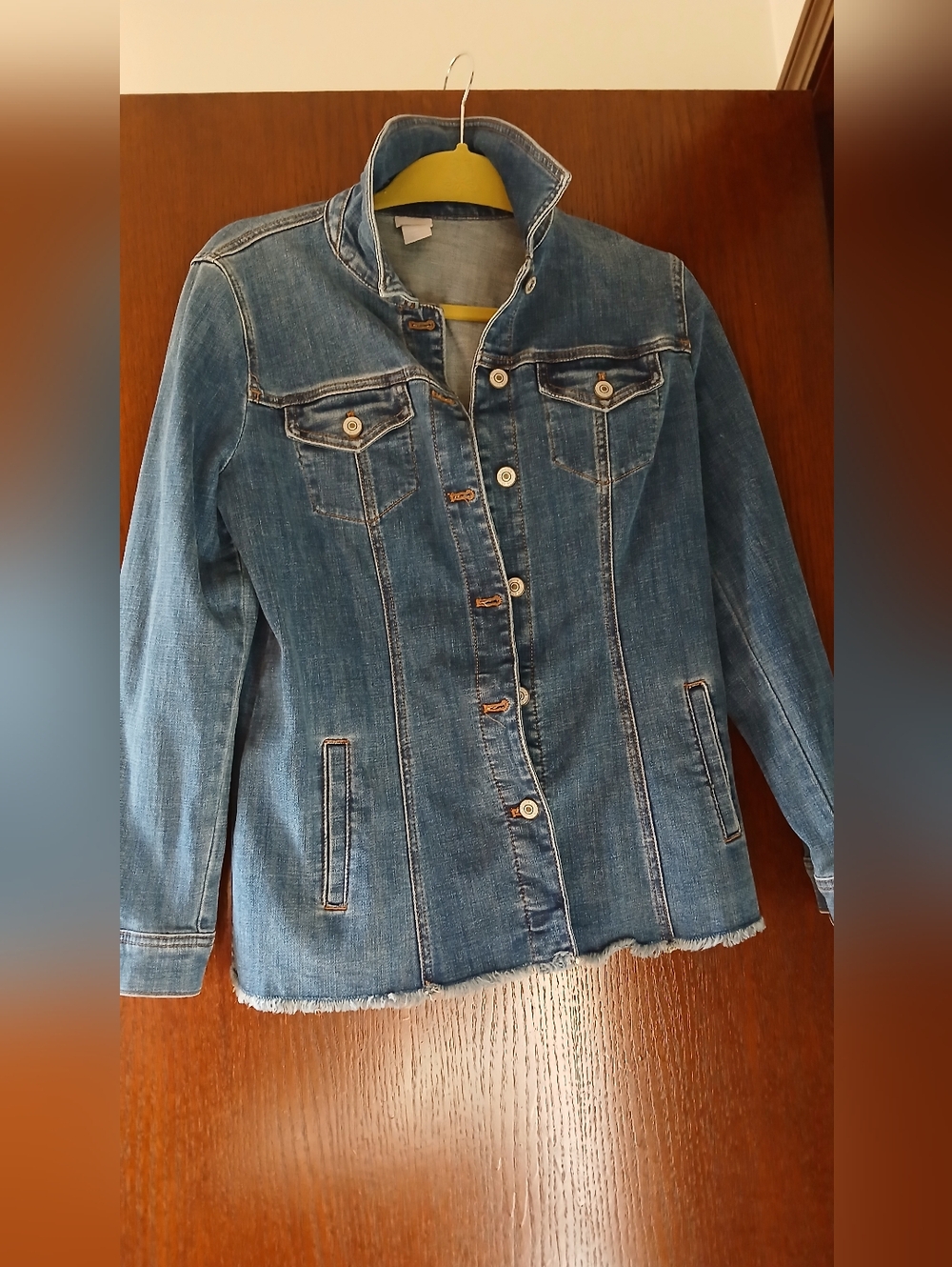 Chicos Stretch Denim Jacket